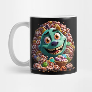 Smiling cookie monster Mug